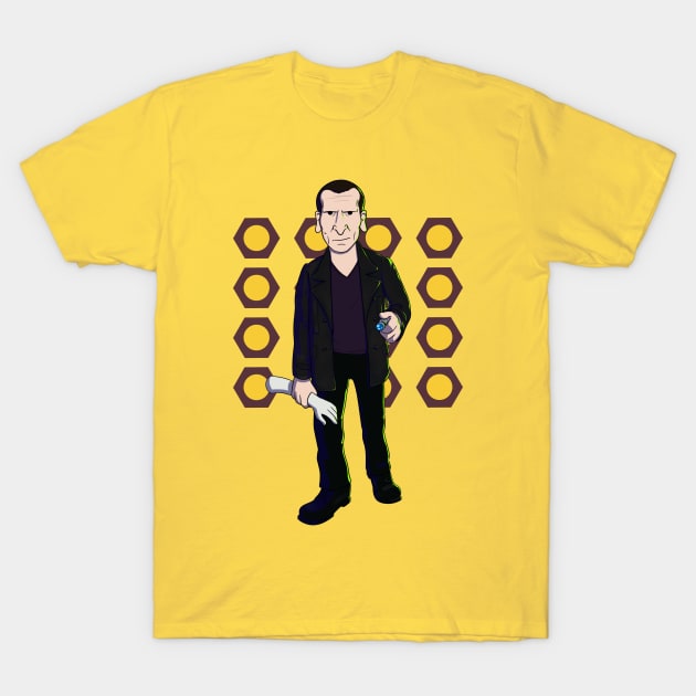 9th Doctor T-Shirt by LorranNery